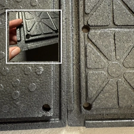 System zamków łączących płyty